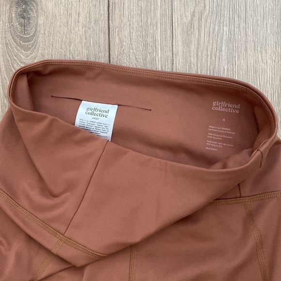 Girlfriend Collective High Rise Leggings Full Length Tan size Small - Picture 6 of 6